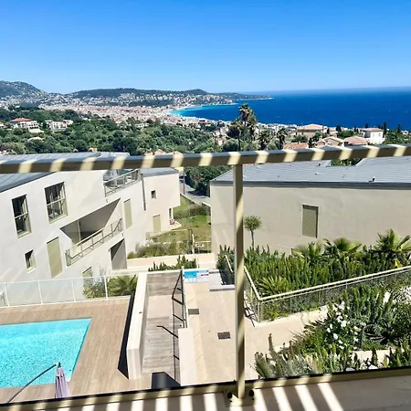 Apartment Panoramic Sea View Blue Pearl Nizza